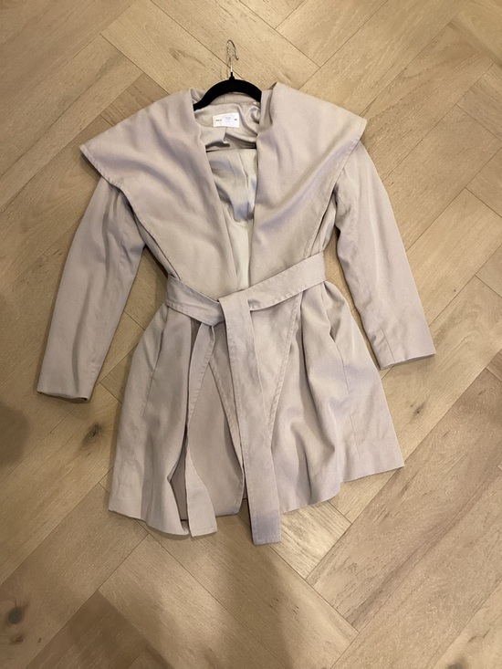 Club Monaco Jackets & Blazers - Club Monaco Women’s Hanne Wrap Belted Trench Coat, Light Beige